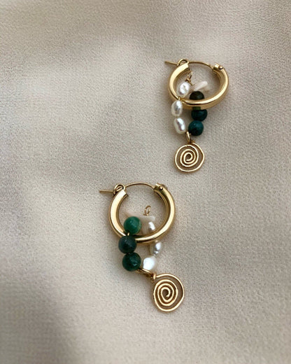 MAYA SPIRAL EARRINGS