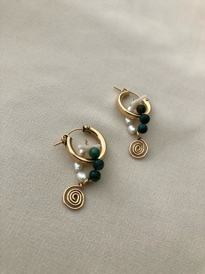 MAYA SPIRAL EARRINGS