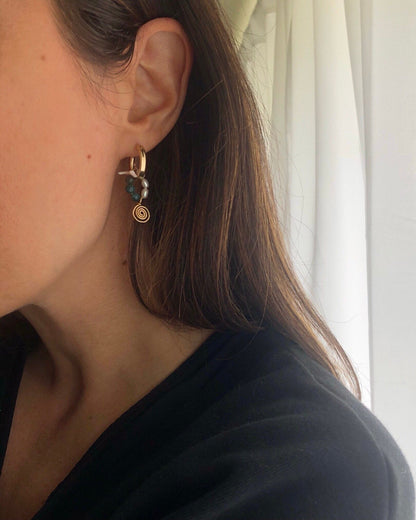MAYA SPIRAL EARRINGS