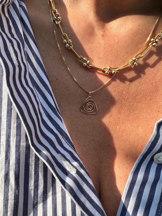MAYA Spiral Necklace