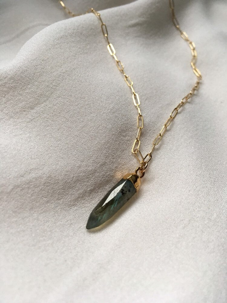 NAIN Labradorite Spike Necklace