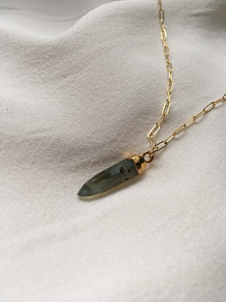 NAIN Labradorite Spike Necklace