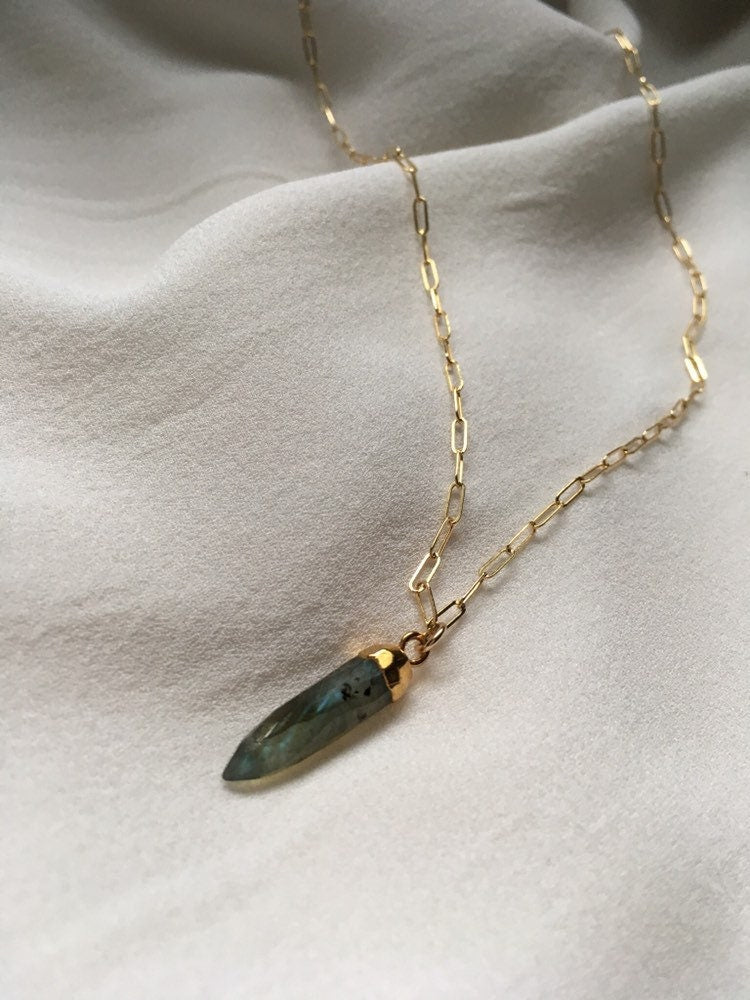 NAIN Labradorite Spike Necklace