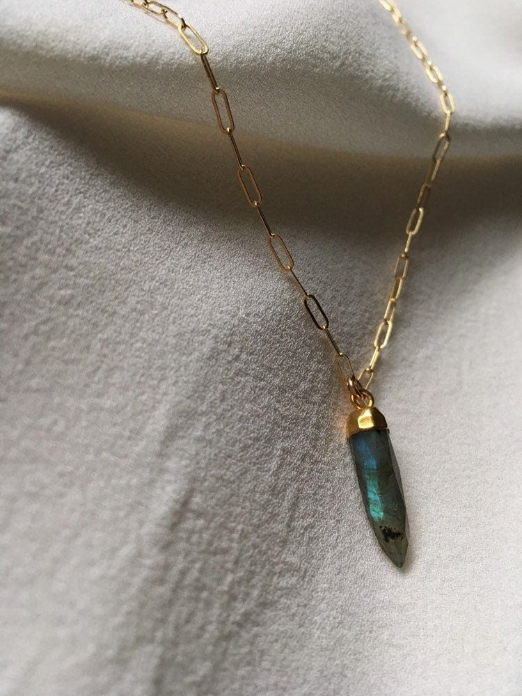 NAIN Labradorite Spike Necklace