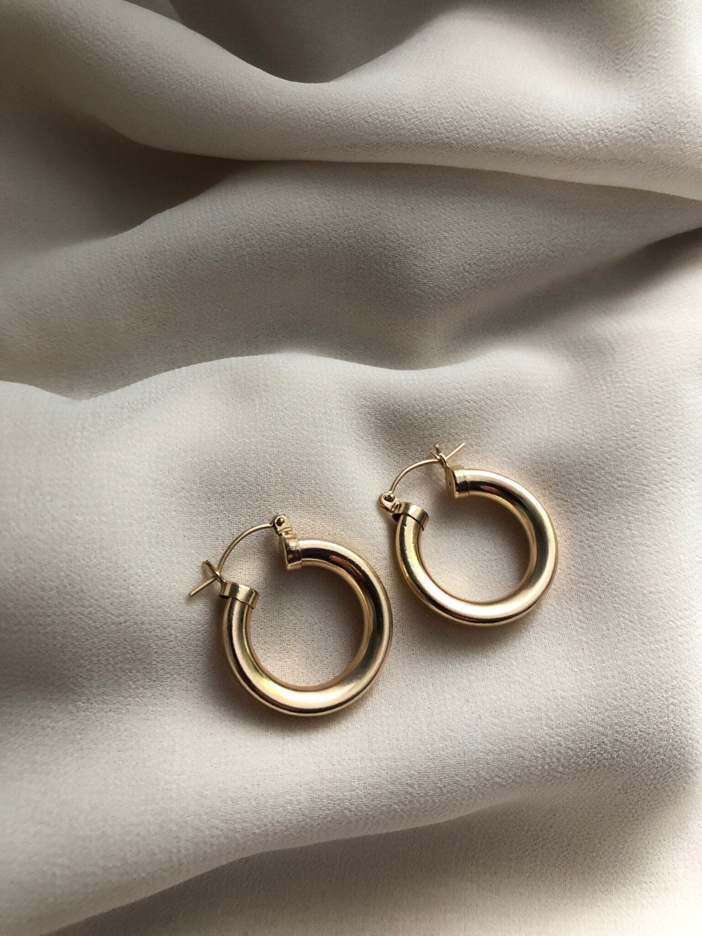 NINA Gold Hoop Earrings