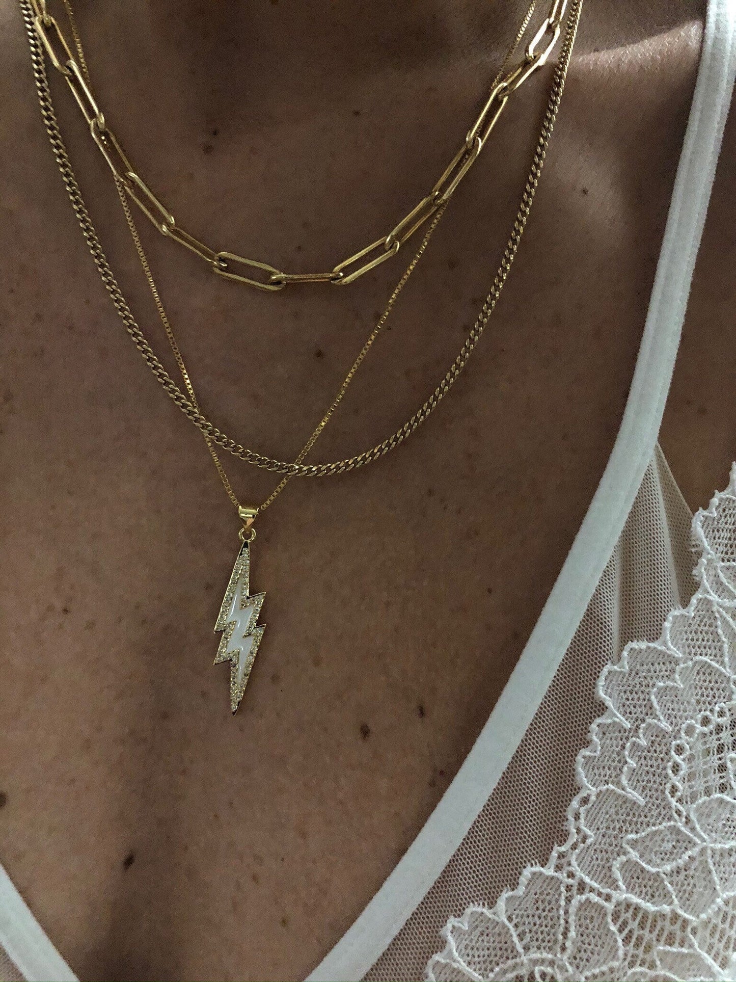 RAI Lightning Bolt Necklace