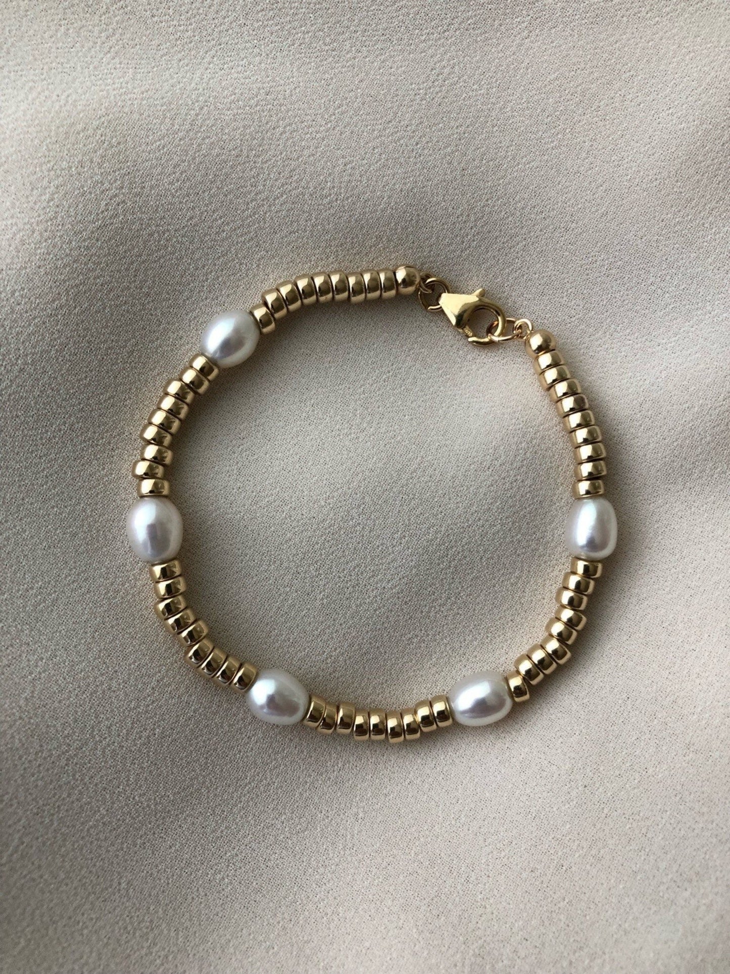 SABINE Pearl Gold Bracelet