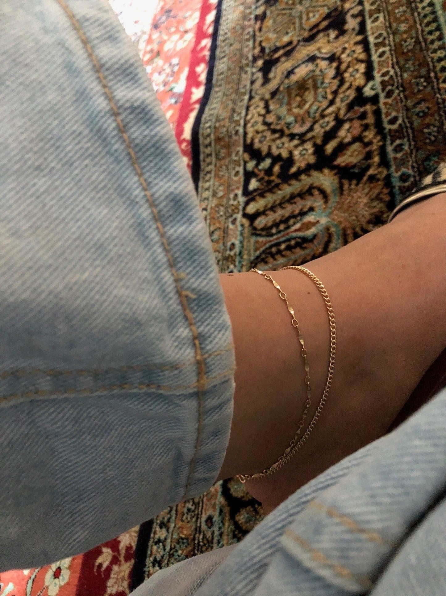 SELENE Gold Chain Anklet