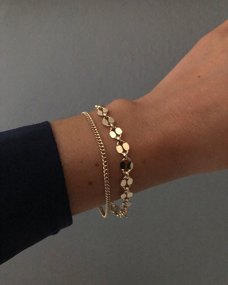 SELENE Gold Chain Bracelet