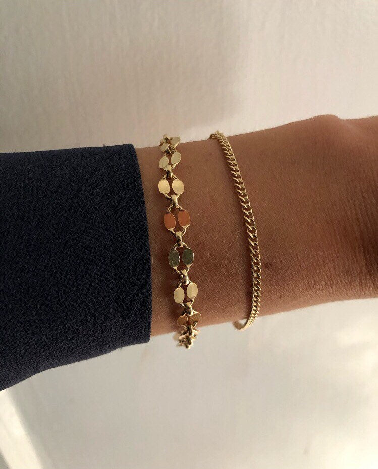 SELENE Gold Chain Bracelet