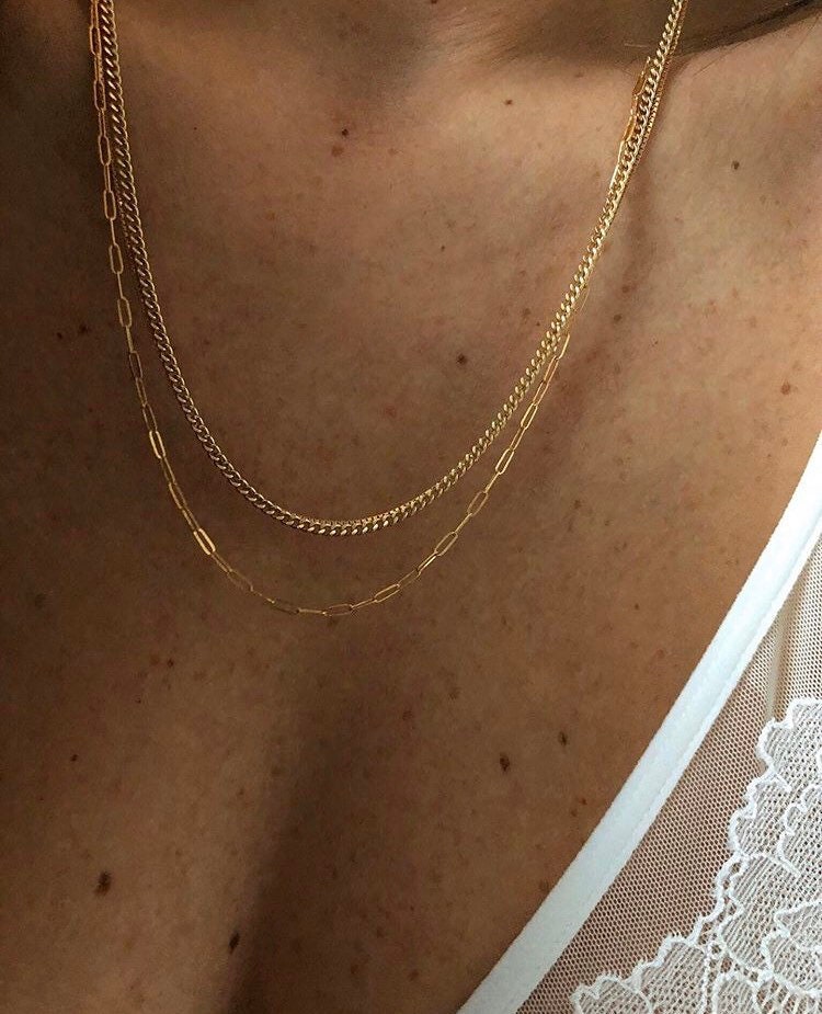 SELENE Gold Chain Necklace