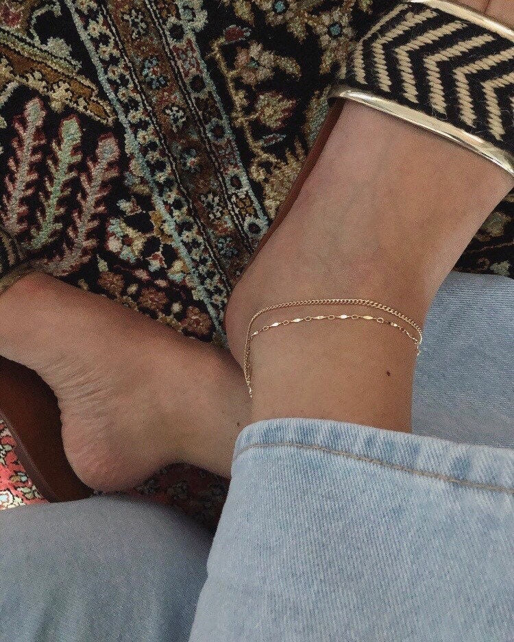 SELENE Gold Chain Anklet