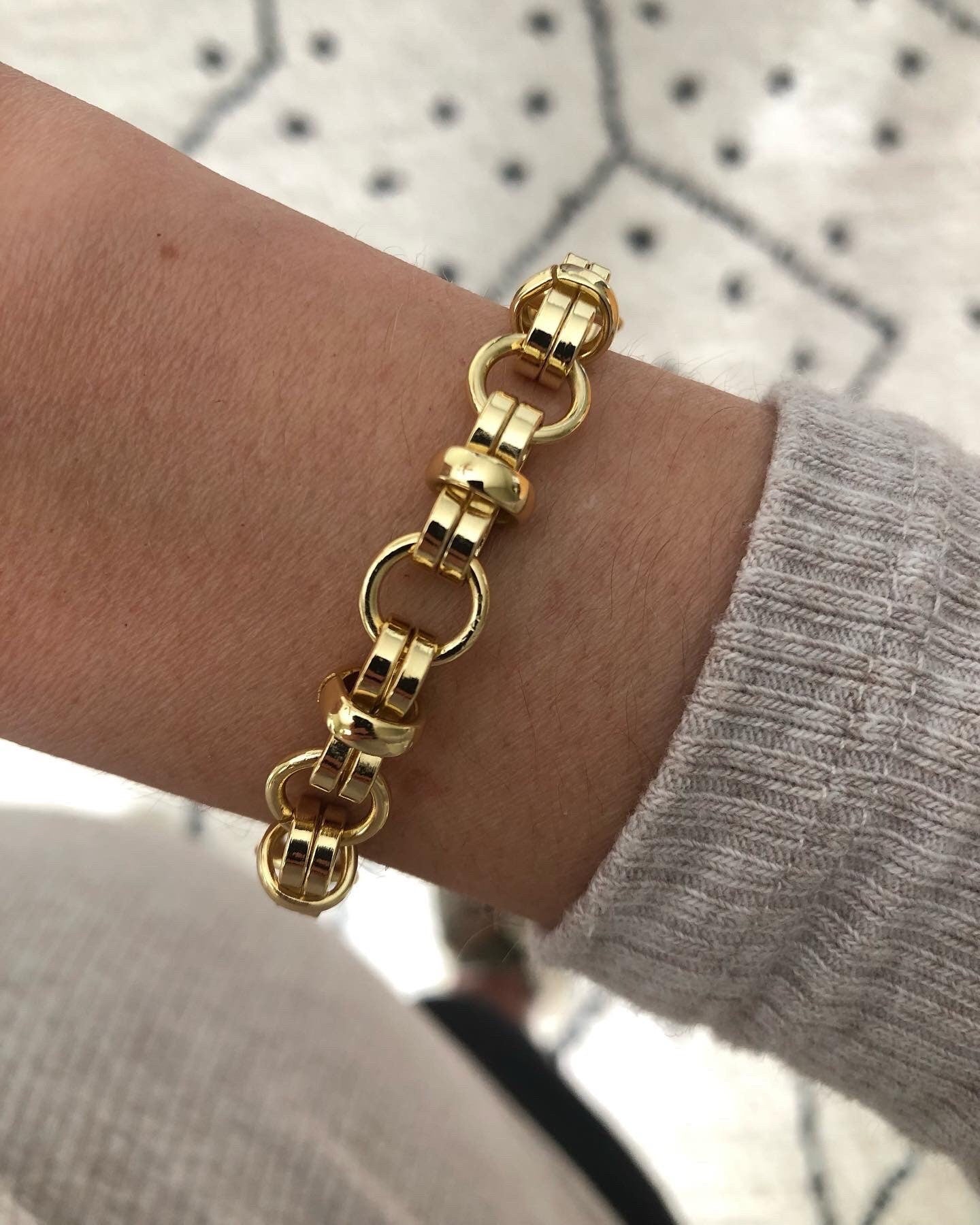SHEA Gold Link Bracelet