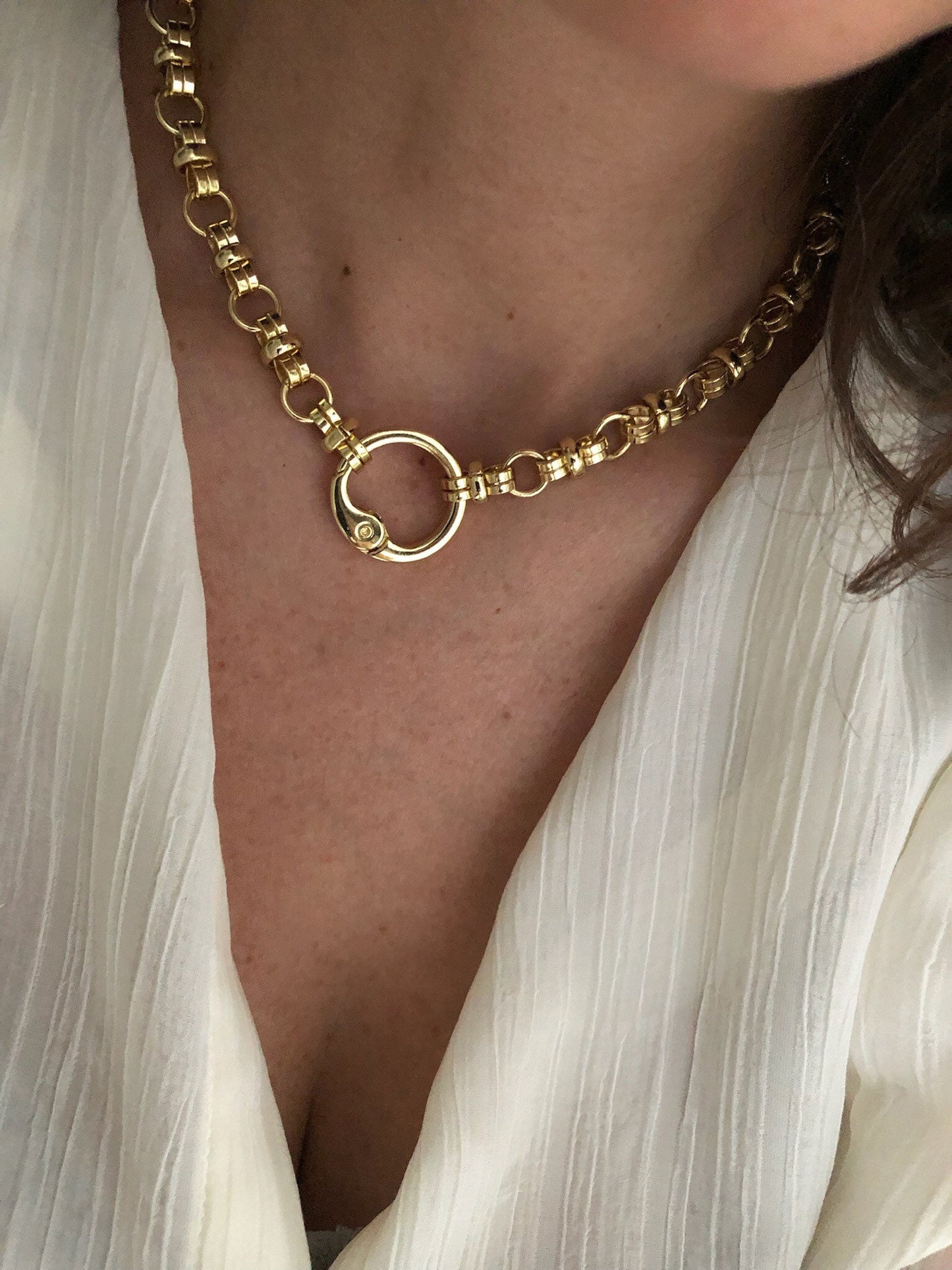 SHEA Gold Necklace